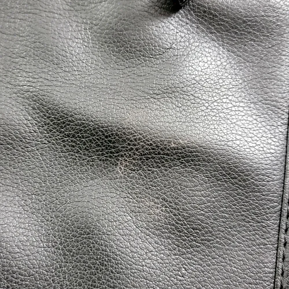 MORI Black Leather Briefcase / Computer Bag w/ Pockets, compartments, zippers